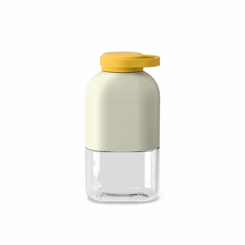 Repas pour enfant - Gourde "Slim" en Tritan 350ml - Ivory / Mimosa - EKOBO