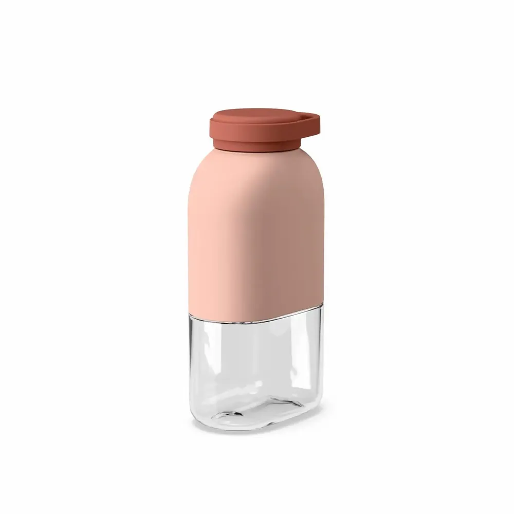 Children's mealtime - Slim Tritan Water Bottle 350ml - Blush / Terracotta - EKOBO