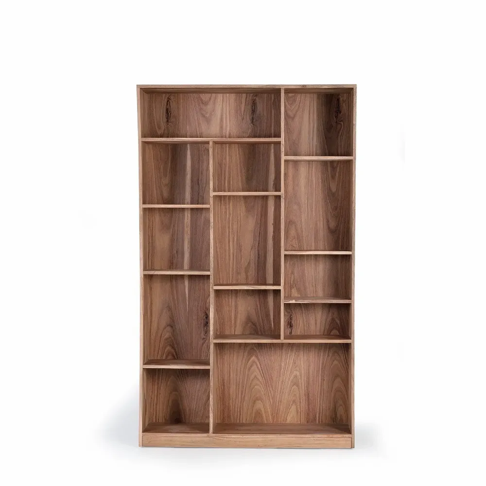 Bibliothèques - Bibliothèque en manguier marron 2 mètres - GINER Y COLOMER