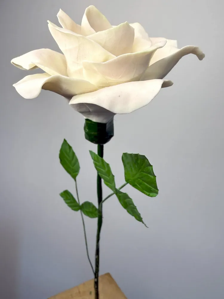 Ceramic - Large porcelain rose - FLEURIR L AVENIR