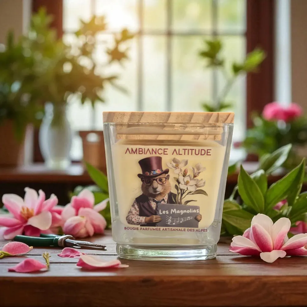 Objets de décoration - Bougie Naturelle Parfumée LES MAGNOLIAS - AMBIANCE ALTITUDE