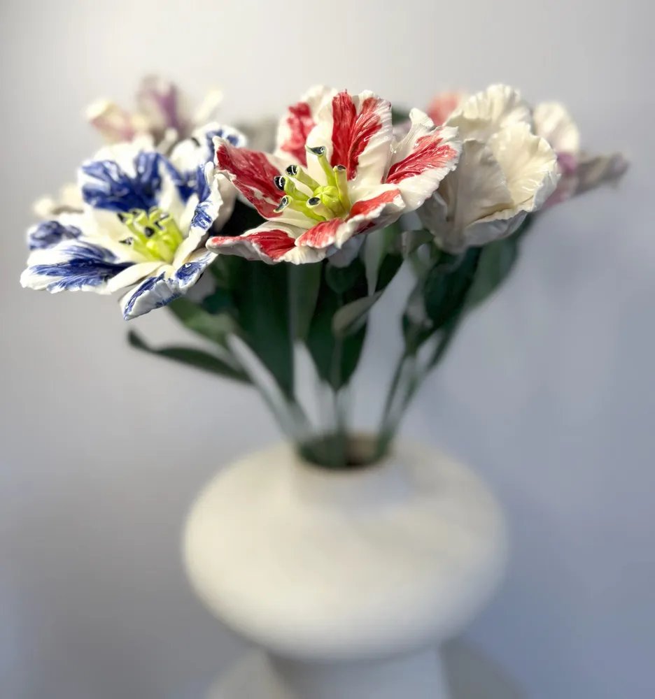 Ceramic - Parrot Tulip - FLEURIR L AVENIR