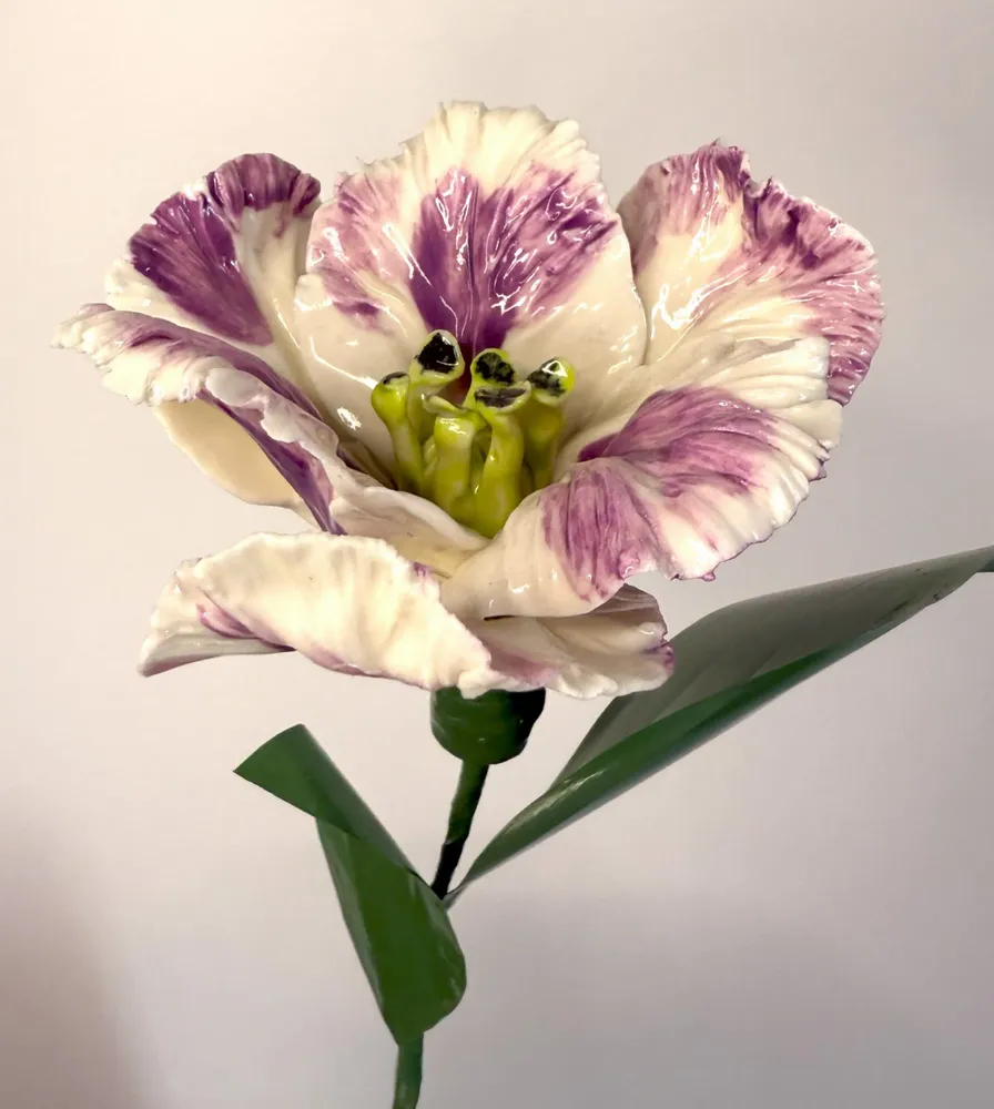 Ceramic - Parrot Tulip - FLEURIR L AVENIR