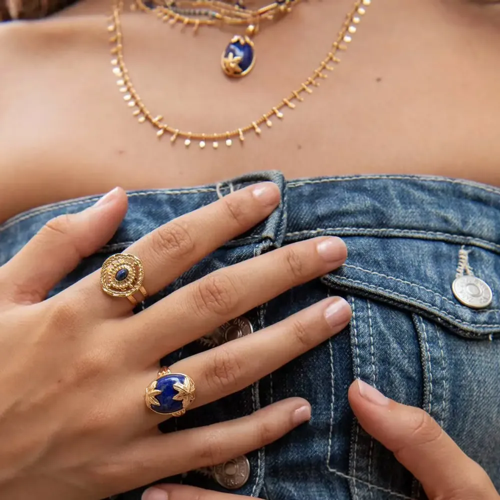 Jewelry - Garden of Eden Blue Lapis Series - ATELIER J.FB FRANCE