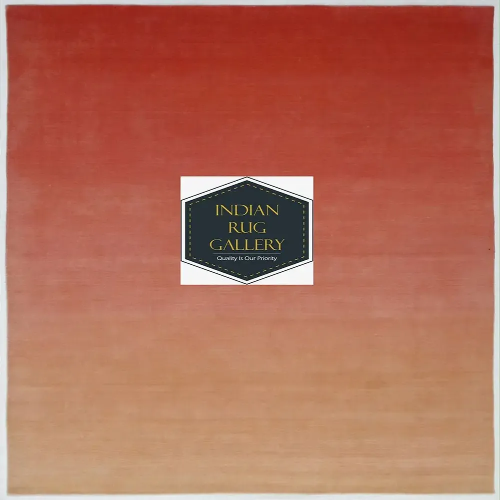 Unique pieces - Sunrise to Sunset Ombre Rainbow Handwoven Custom Rug Designers Studios - INDIAN RUG GALLERY