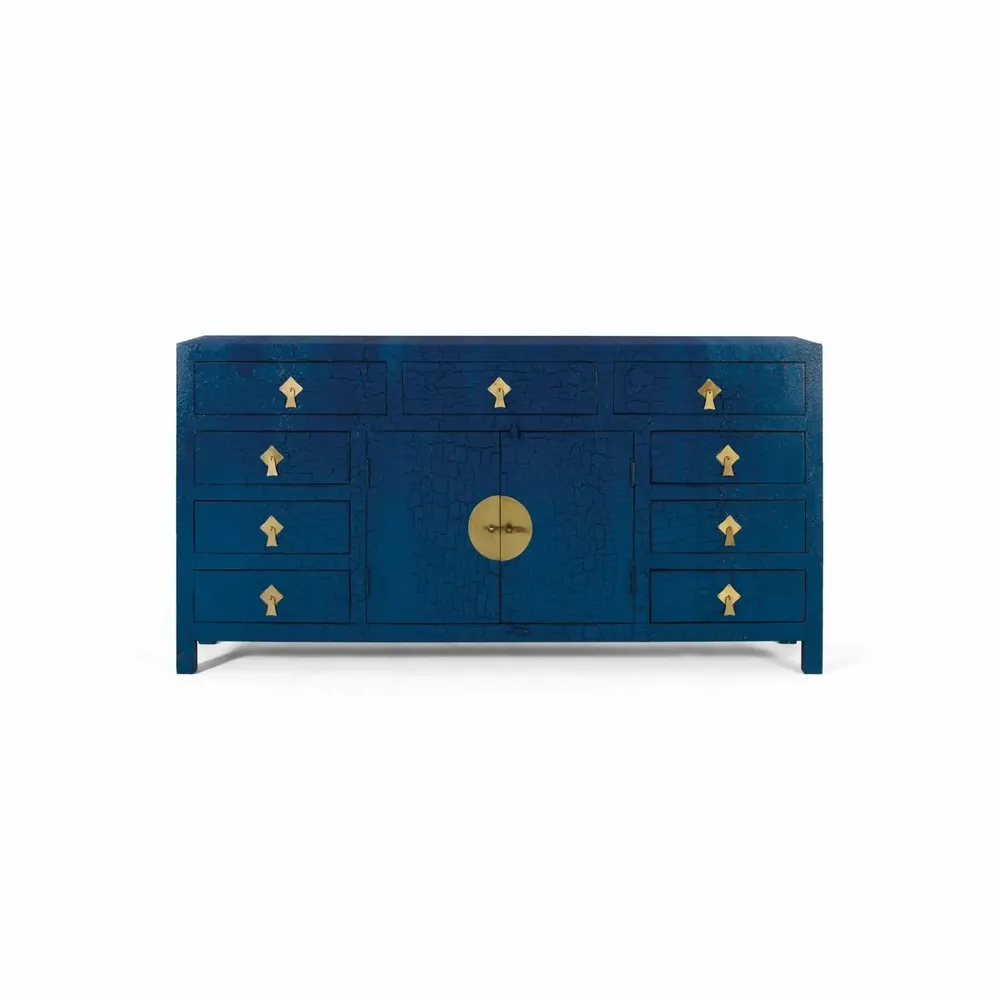 Buffets - Buffet à portes multiples et tiroirs bleus - GINER Y COLOMER