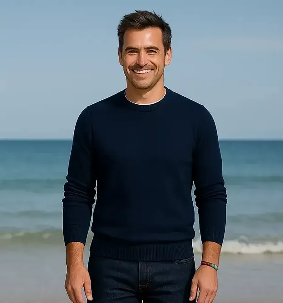 Apparel - Pierre Sweater - Round Neck - Merino Wool - SAINTE ARMURE