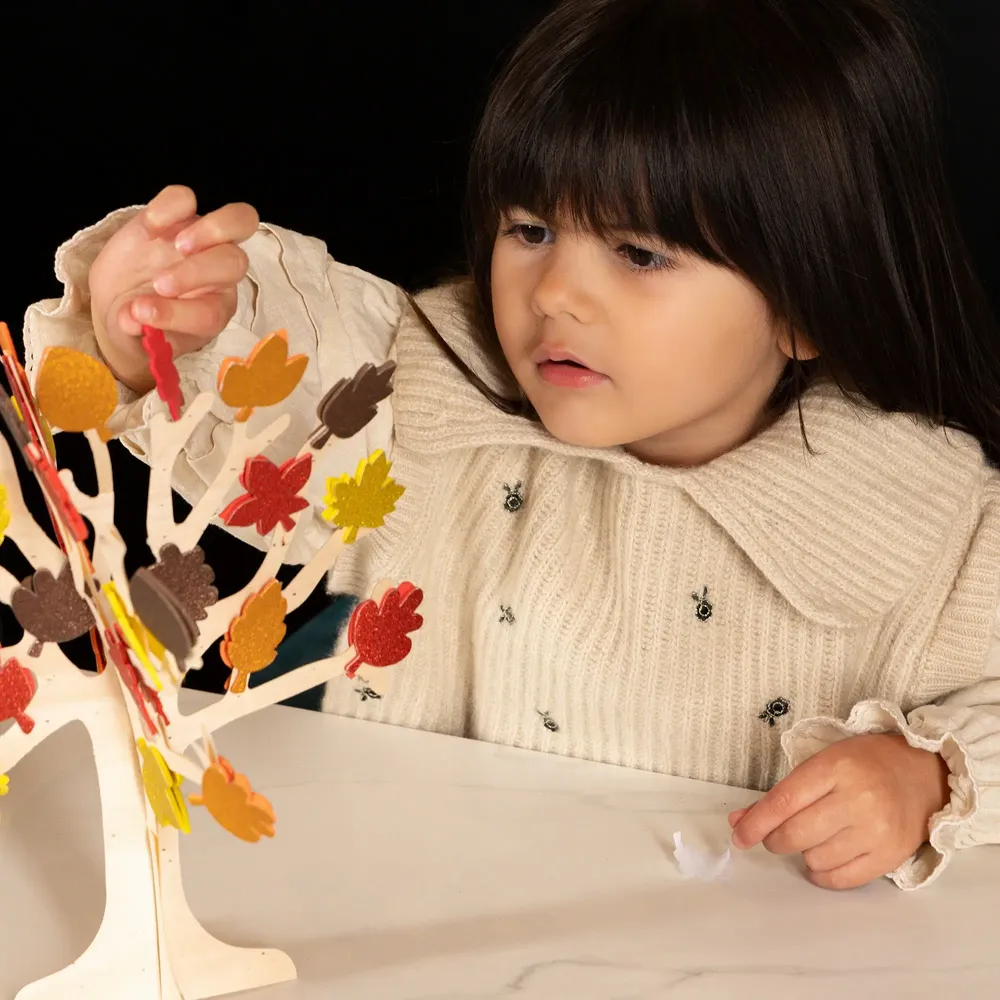 Loisirs créatifs pour enfant - Gommettes en mousse pailletée - Automne - LOOLIPO