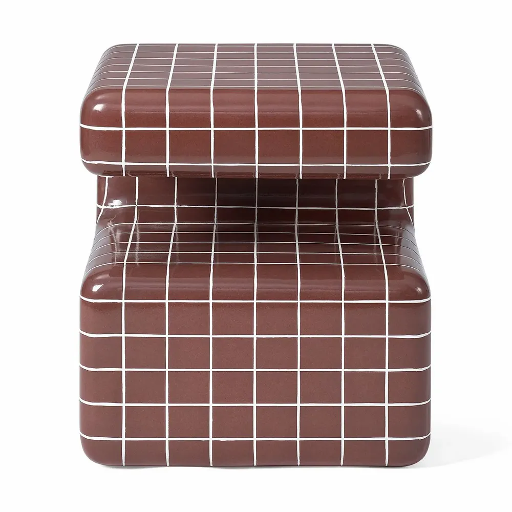 Tables de nuit - Takamu Side Table Timber Grid - JESPER HOME
