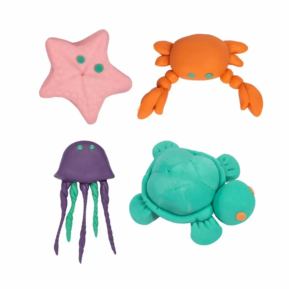 Loisirs créatifs pour enfant - PÂTE À JOUER VÉGÉTALE - PATAQUA - COULEURS PRIMAIRES & COMPLÉMENTAIRES - LOOLIPO