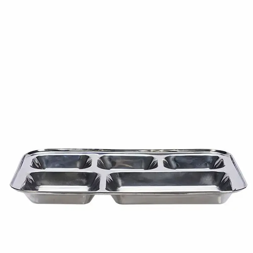 Tea and coffee accessories - Stainless steel food tray - MADAM STOLTZ