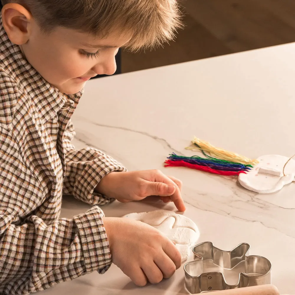 Loisirs créatifs pour enfant - PÂTE À MODELER AUTODURCISSANTE - PATATROU - BLANC - LOOLIPO