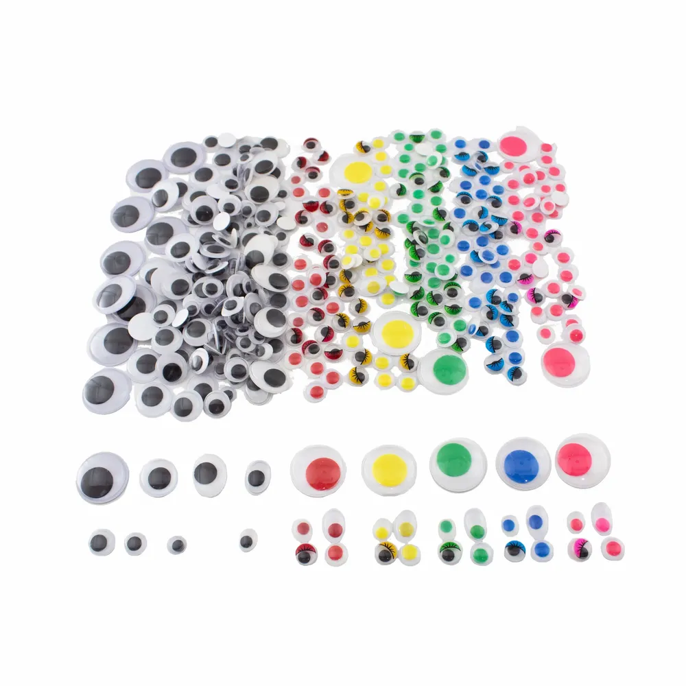Loisirs créatifs pour enfant - YEUX MOBILES ADHÉSIFS - MAXI BOITE - LOOLIPO