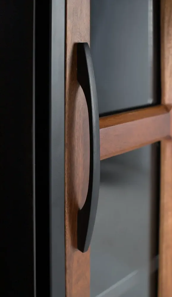 Sideboards - Showcase with 4 drawers and a glass door with metal structure - GINER Y COLOMER