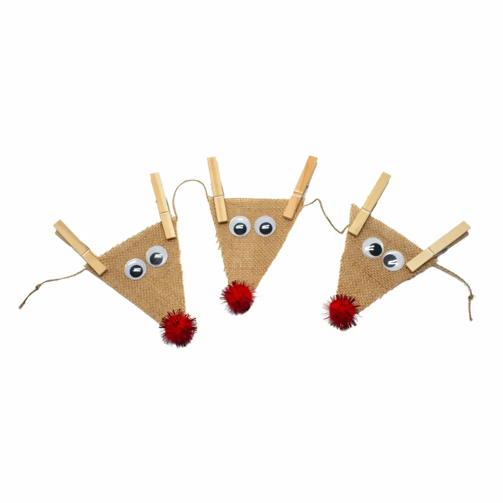 Loisirs créatifs pour enfant - Maxi pack chenilles, yeux mobiles & pompons - Noël - LOOLIPO