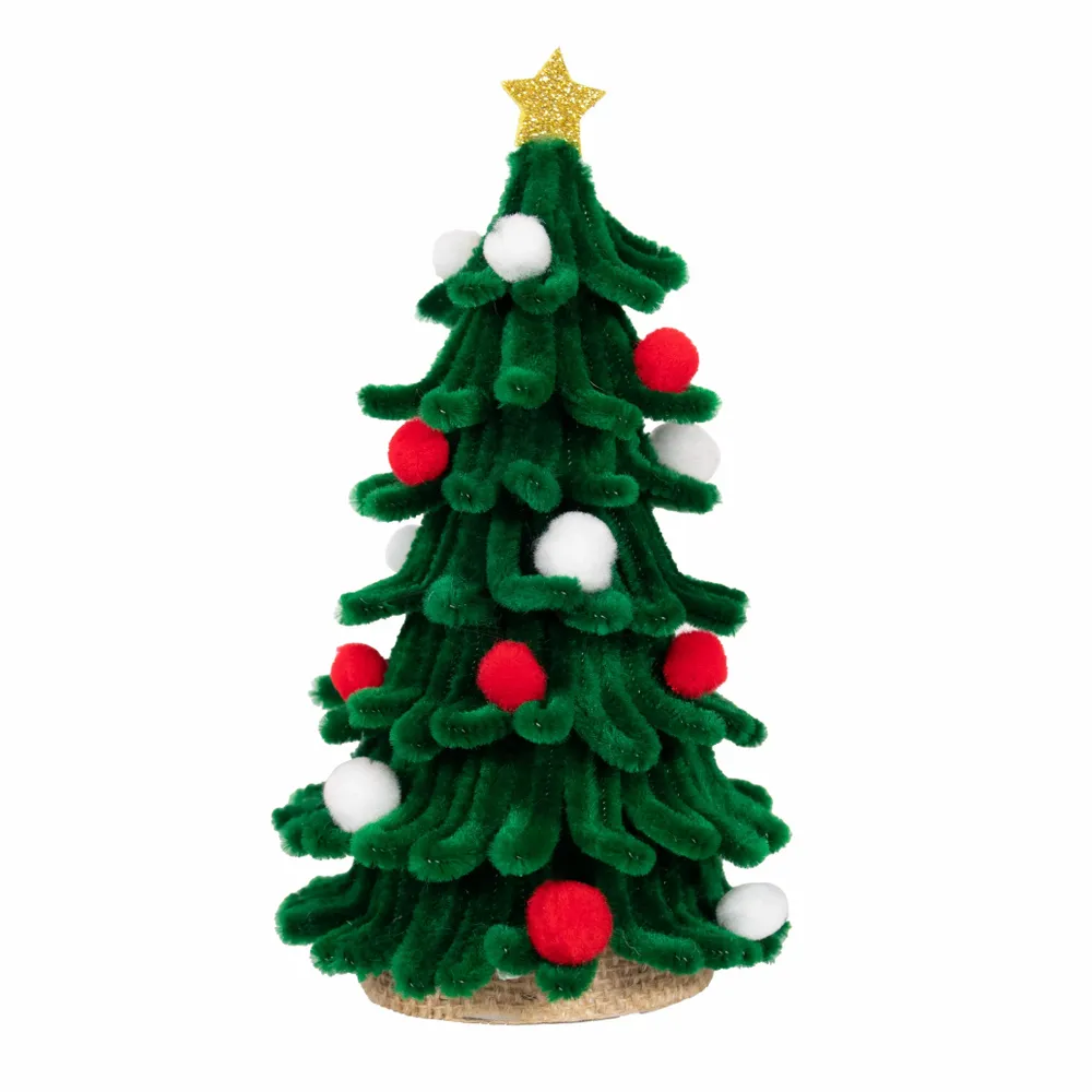 Loisirs créatifs pour enfant - Maxi pack chenilles, yeux mobiles & pompons - Noël - LOOLIPO