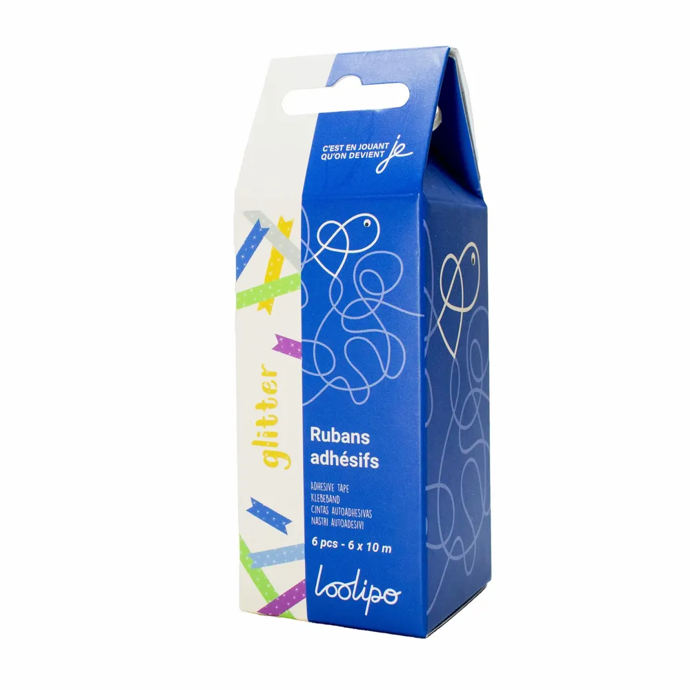 Loisirs créatifs pour enfant - Rubans adhésifs - Glitter - LOOLIPO
