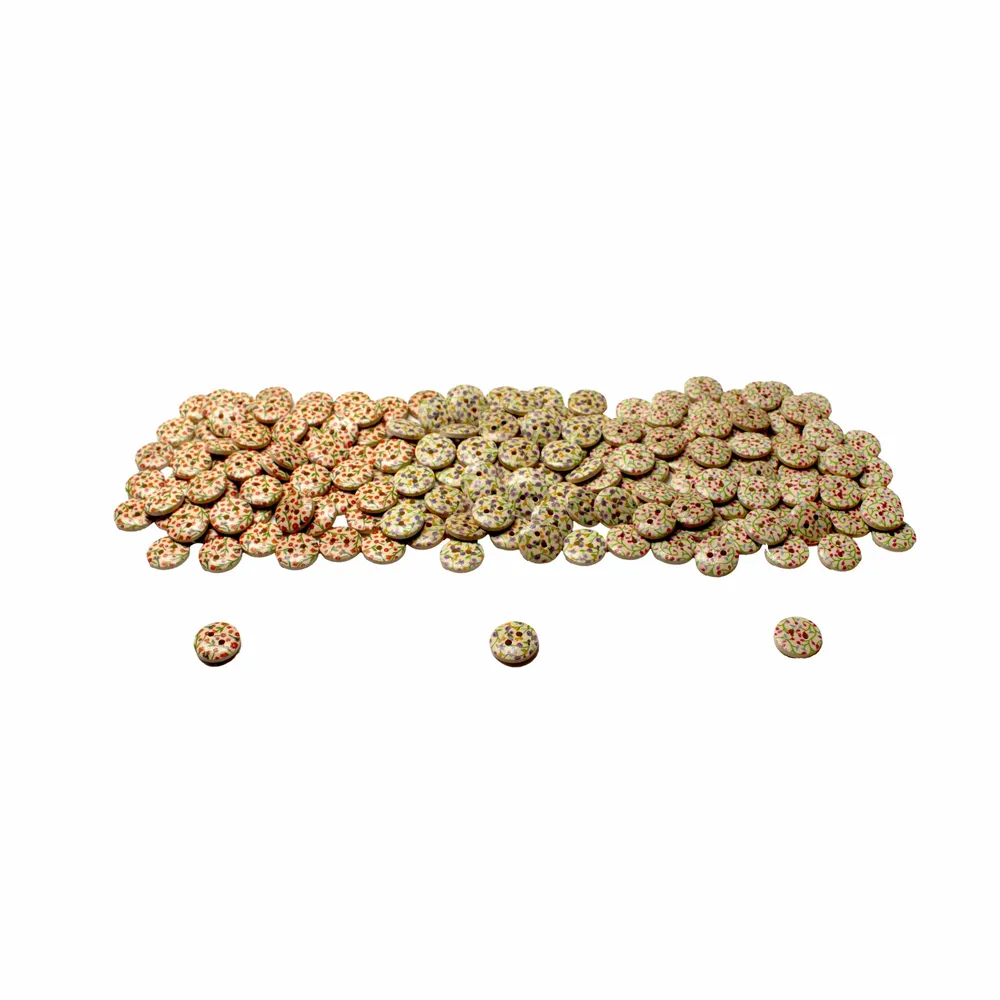 Loisirs créatifs pour enfant - Boutons fleuris en bambou - LOOLIPO