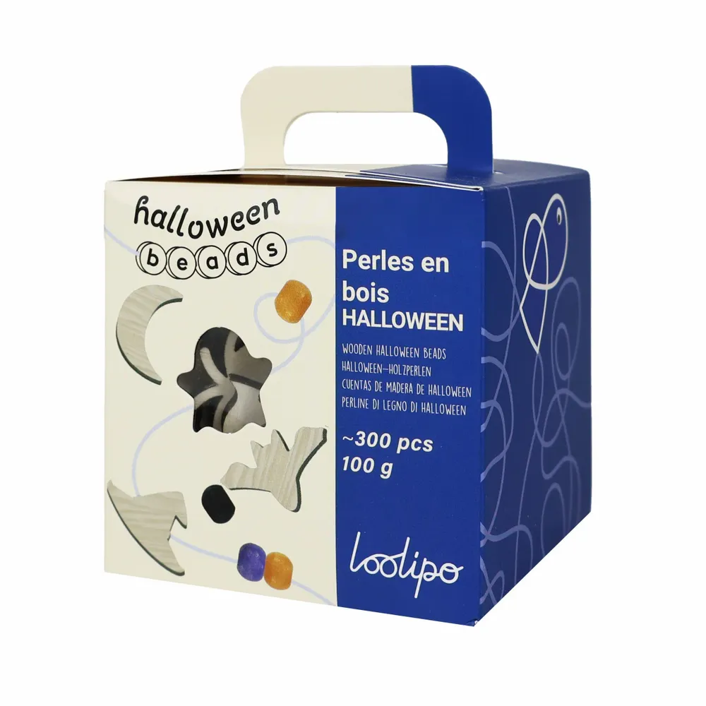 Loisirs créatifs pour enfant - PERLES EN BOIS - HALLOWEEN - LOOLIPO