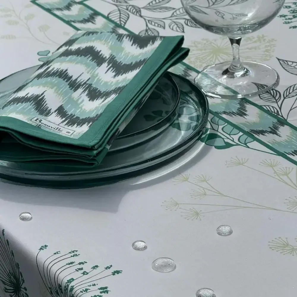 Table linen - Eucalyptus towel - BEAUVILLÉ