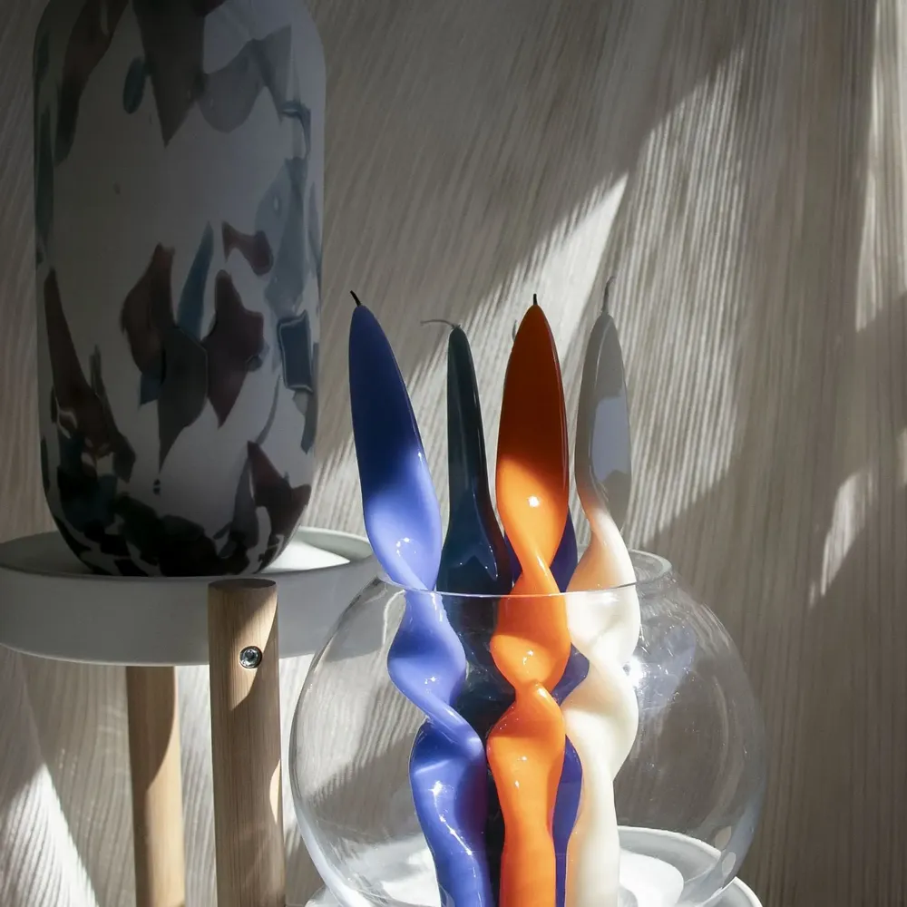 Decorative objects - Meloria twisted candle "Denise" - Classic - GRAZIANI