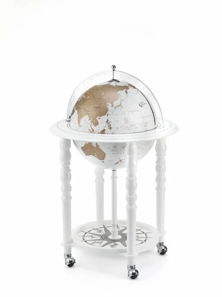Hotel bedrooms - Elegance Bar Globe All White - ZOFFOLI MAPPAMONDI