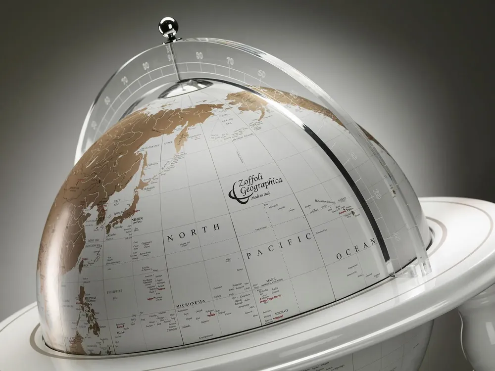 Hotel bedrooms - Elegance Bar Globe All White - ZOFFOLI MAPPAMONDI
