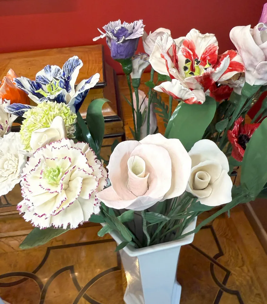 Decorative objects - Porcelain floral arrangement - FLEURIR L AVENIR