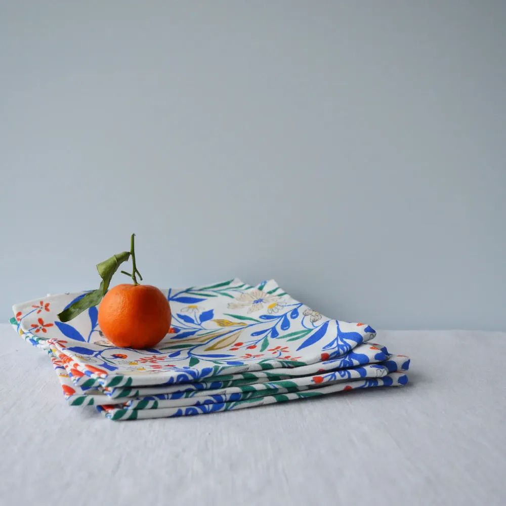 Linge de table textile - Lot de 6 serviettes de table Primavera - MAISON PRIMAVERA