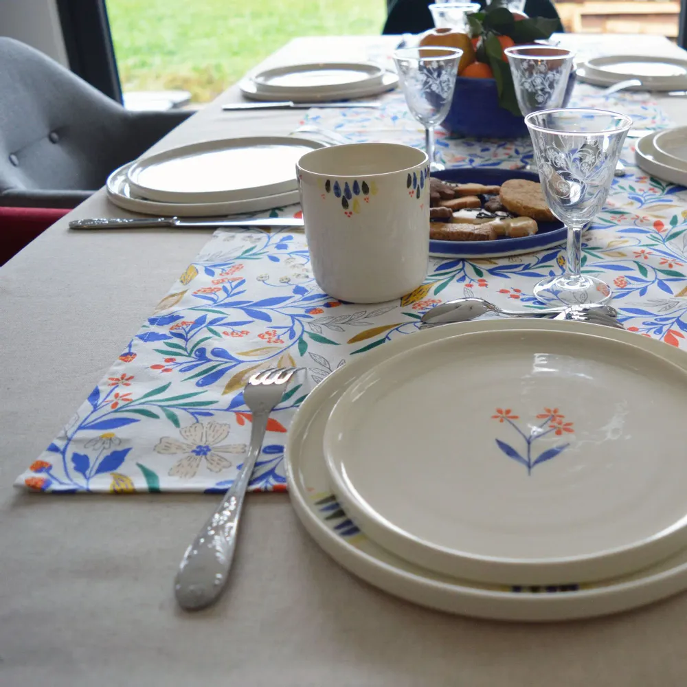 Linge de table textile - Chemin de table Primavera - MAISON PRIMAVERA