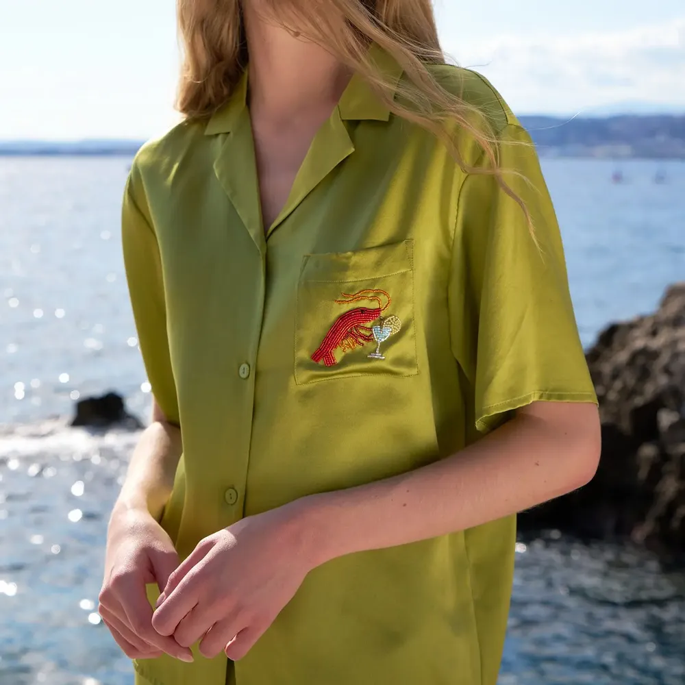 Prêt-à-porter - Ensemble d’intérieur Évasion Estivale Perlée – Collection Resort PAJA - NOT JUST PAJAMA