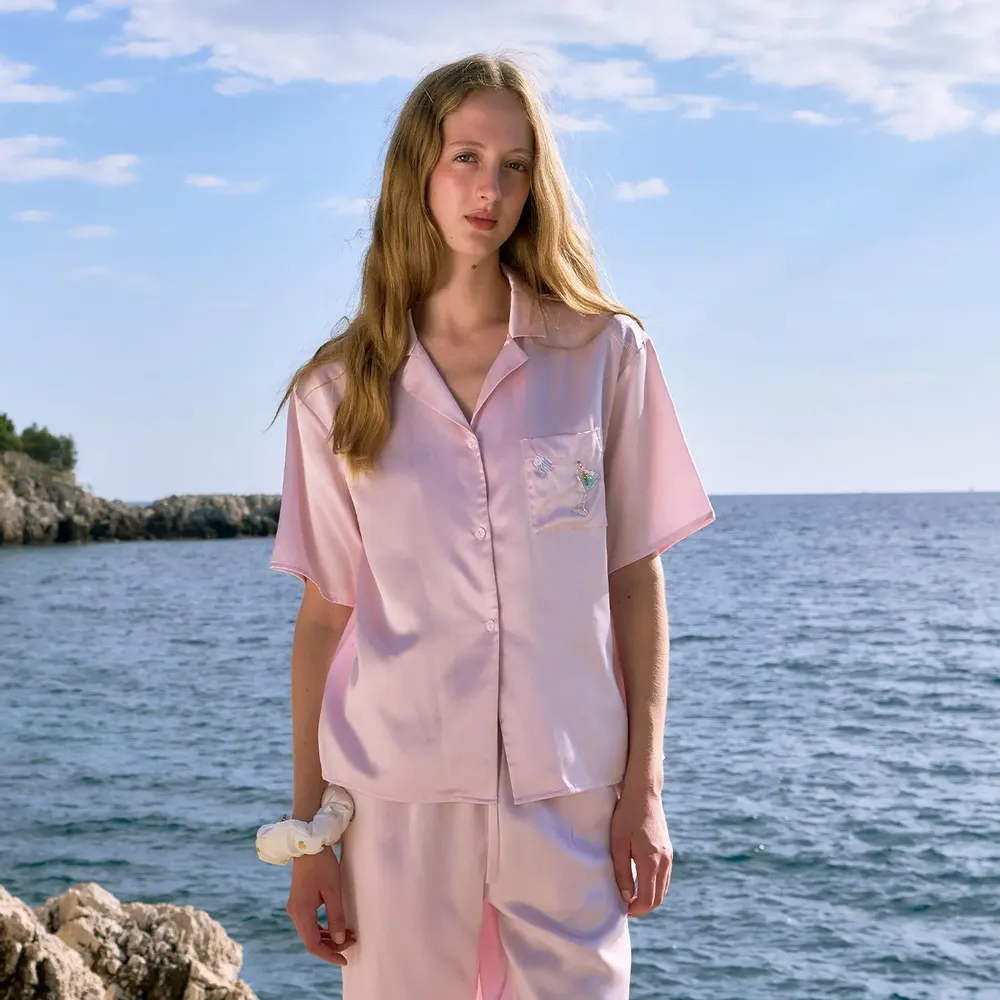 Prêt-à-porter - Ensemble d’intérieur Évasion Estivale Perlée – Collection Resort PAJA - NOT JUST PAJAMA