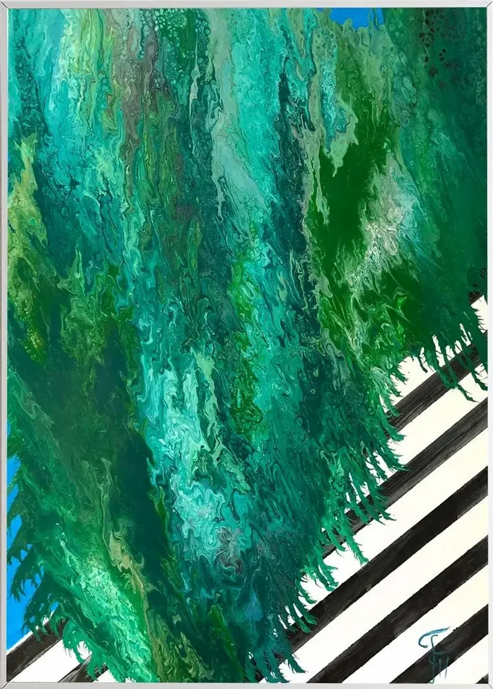 Tableaux - Painting Urban Garden - TURIK&ART (KSENIIA TURIK)