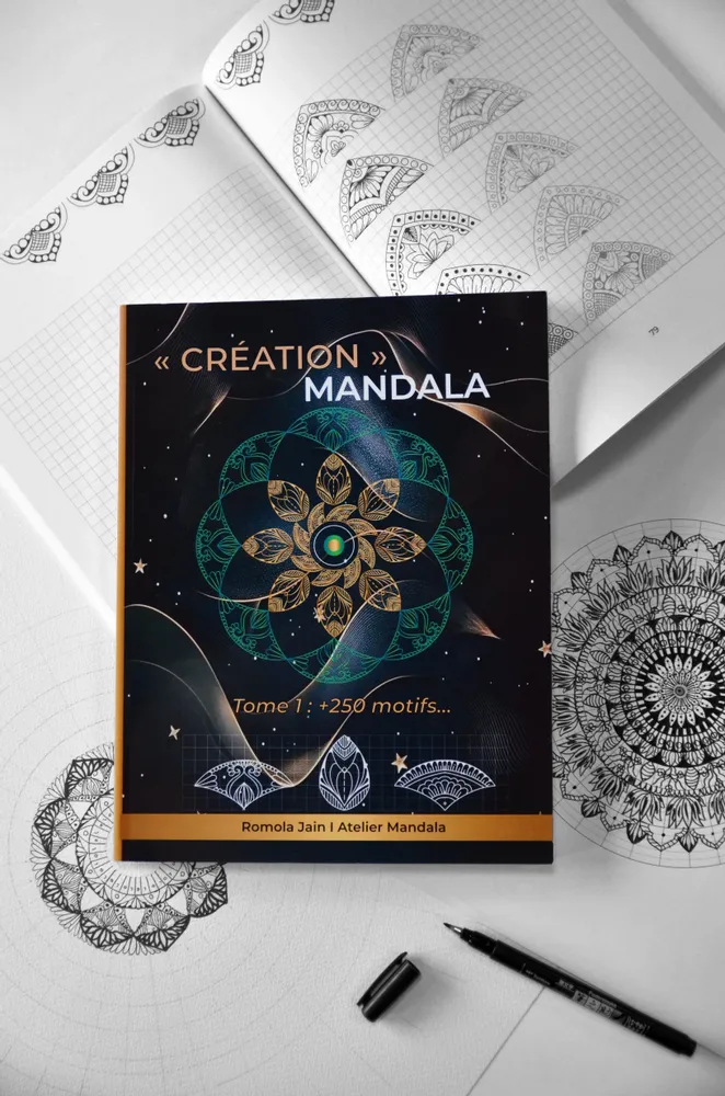 Gifts - "Creation Mandala - Volume 1” ® +250 patterns, drawing your mandalas - ATELIER MANDALA