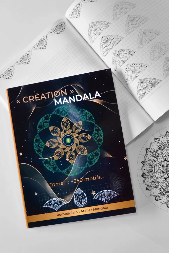 Gifts - "Creation Mandala - Volume 1” ® +250 patterns, drawing your mandalas - ATELIER MANDALA