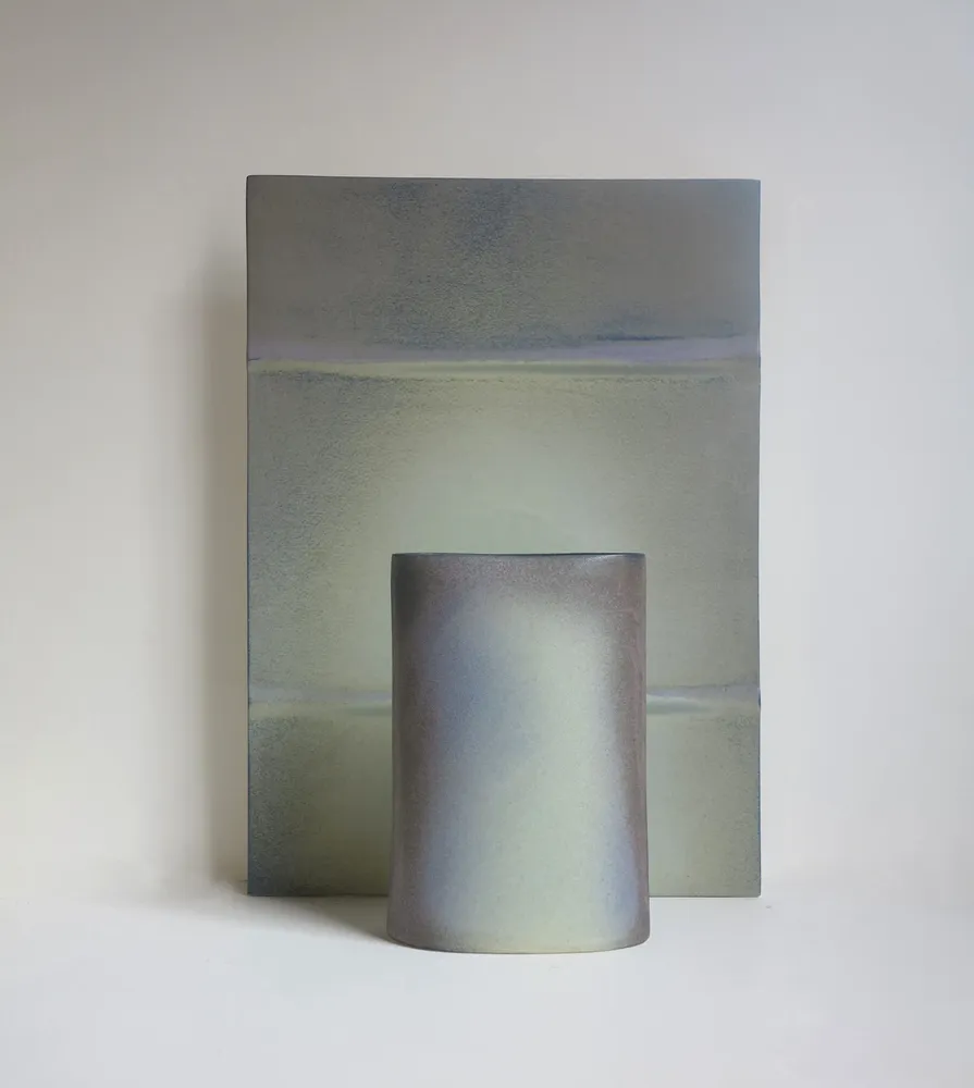 Unique pieces - Title: Passage | Living Nature | Ceramic Vase and Painting - CICA GOMEZ CERAMICS