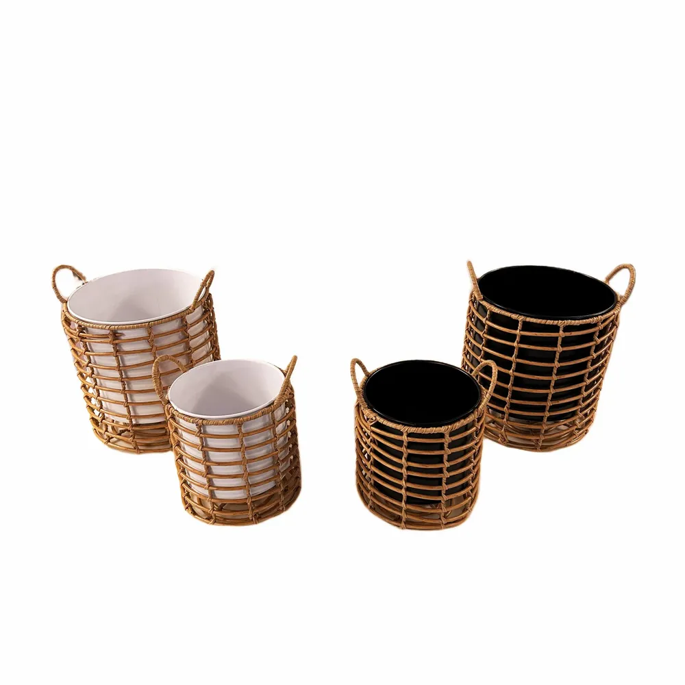Décorations florales - Cache pots en métal - HENDRIKS DECO BV