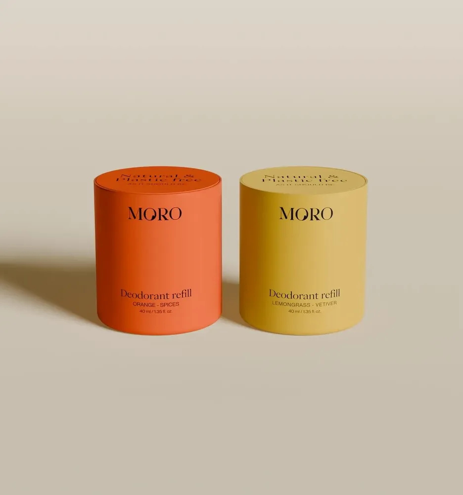 Fragrance for women & men - Refillable deodorant - MORO ESSENTIALS BV