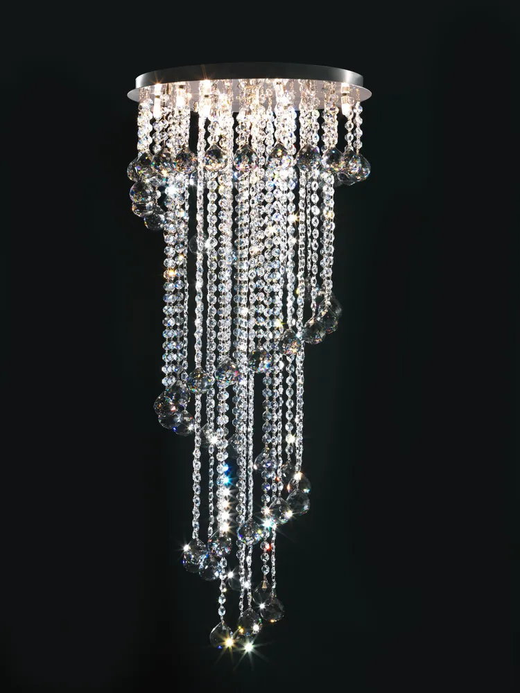 Ceiling lights - Double height spiral - CRISTALUX  LIGHTING DESIGN