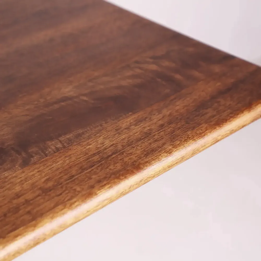 Desks - Desk in mango wood off mahogany colour in 183x99x76 cm - VICAL