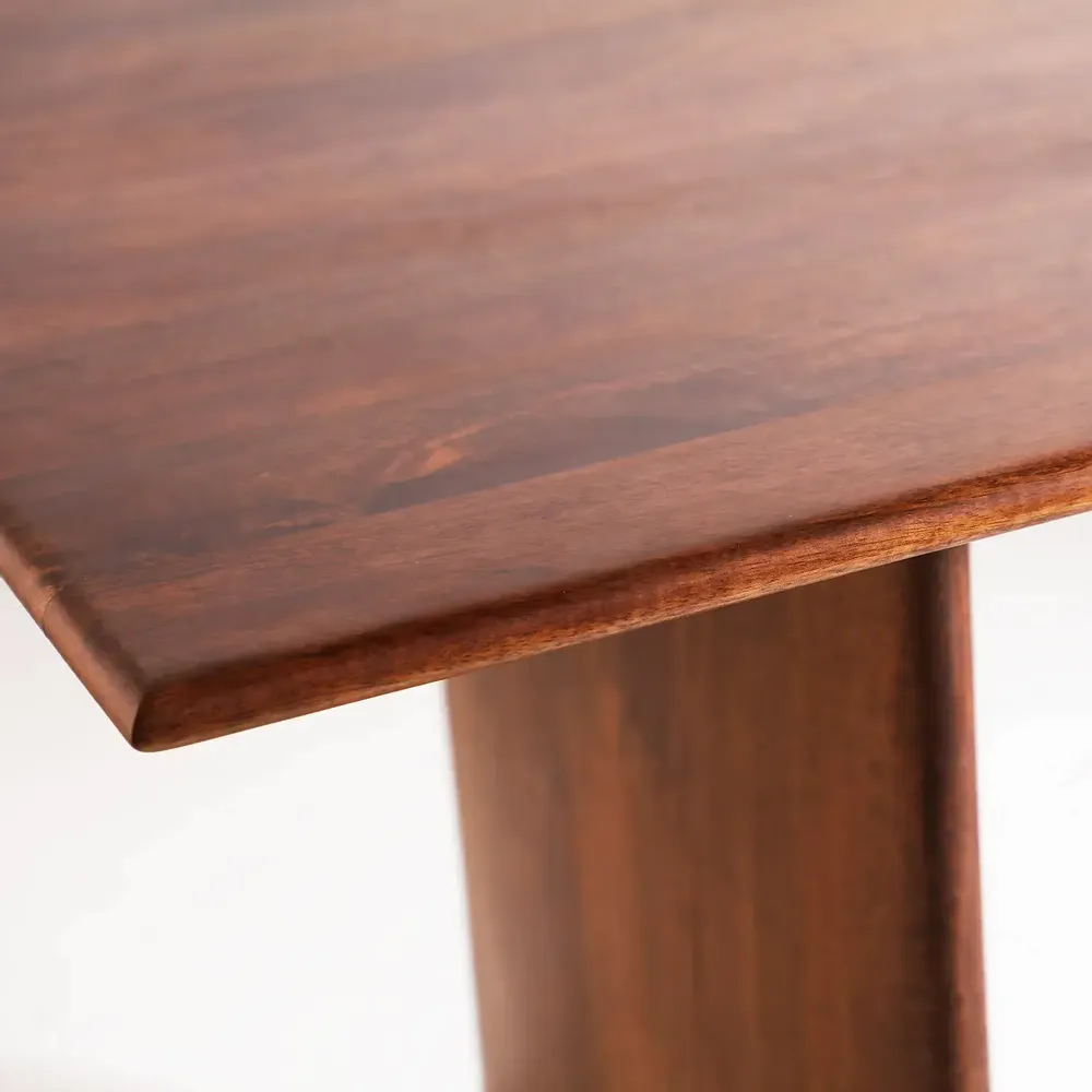 Desks - Desk in mango wood off mahogany colour in 183x99x76 cm - VICAL