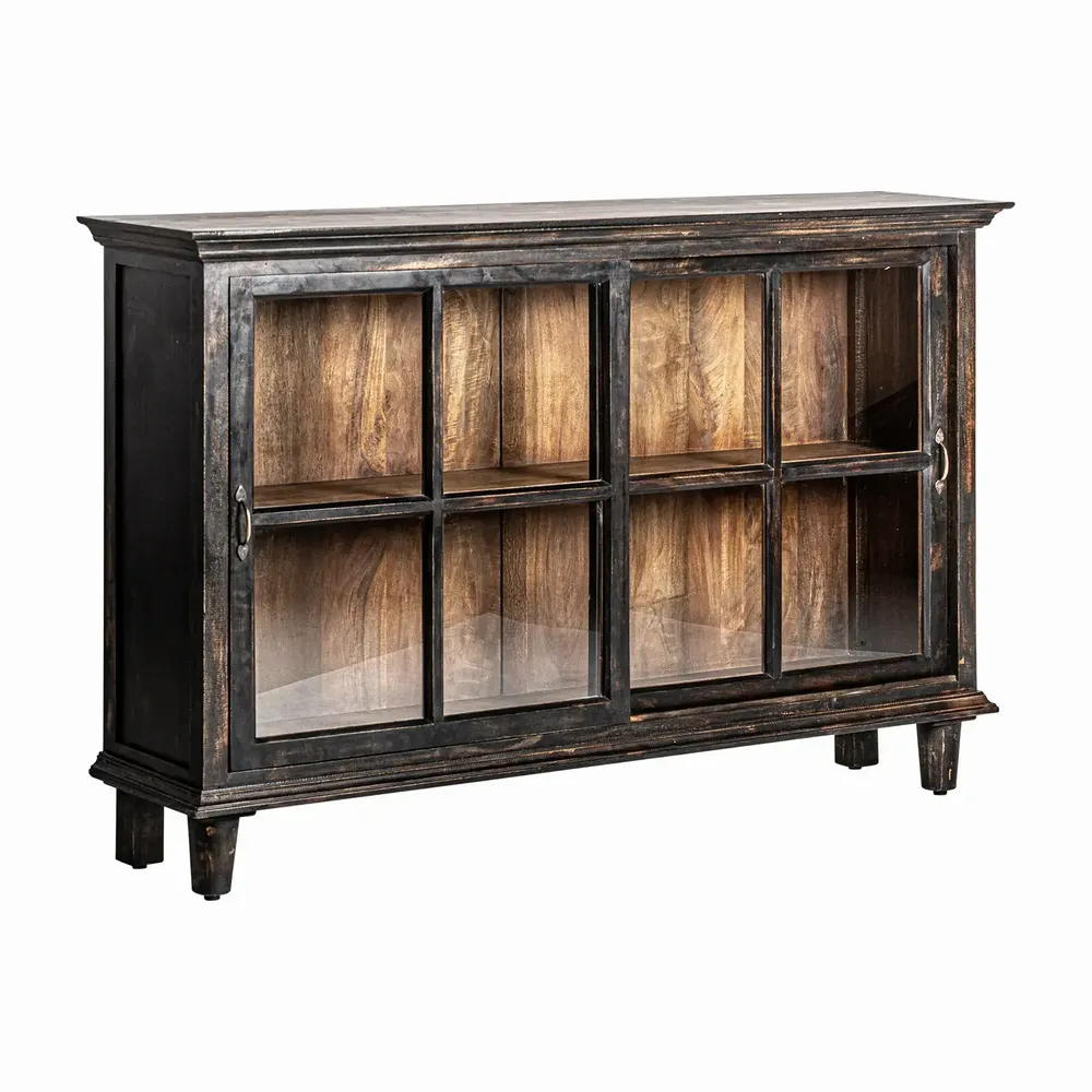 Buffets - Buffet en bois de manguier couleur marron cassé de 173x41x107 cm - VICAL