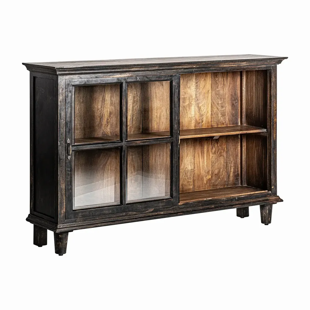 Buffets - Buffet en bois de manguier couleur marron cassé de 173x41x107 cm - VICAL