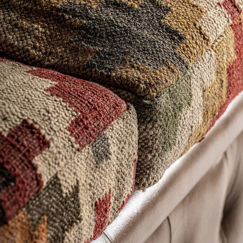 Sofas - Sofa in leather off camel colour in 215x82x74 cm - VICAL