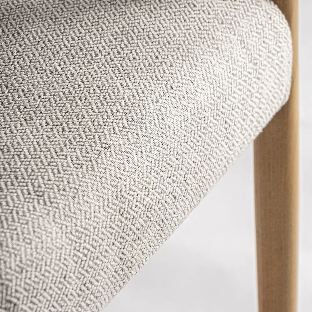 Chairs - Chair in ash wood off light brown colour in 59x57x74 cm - VICAL