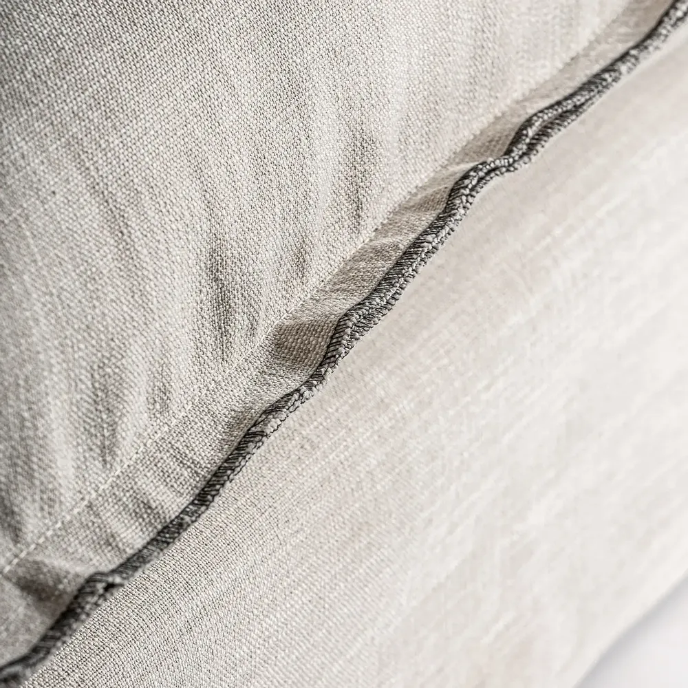 Footrests - Sofa module footrest in polyester off off white colour in 98x108x45 - VICAL
