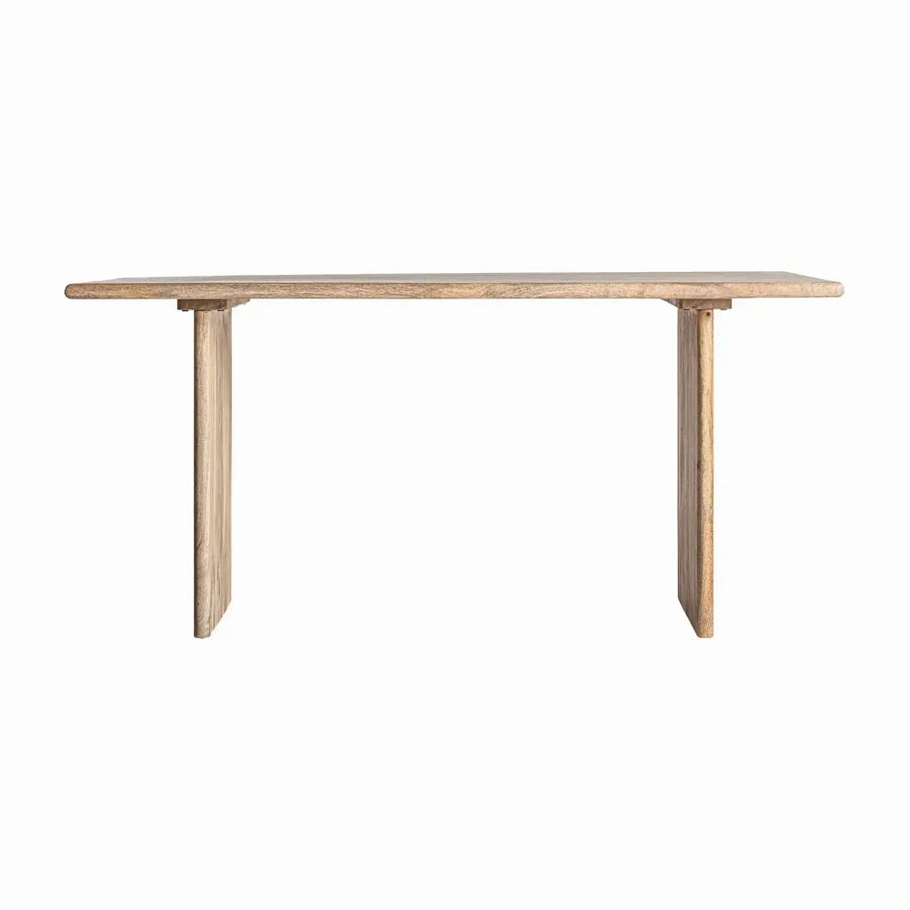 Desks - Desk in mango wood off brown colour in 160x80x75 cm - VICAL