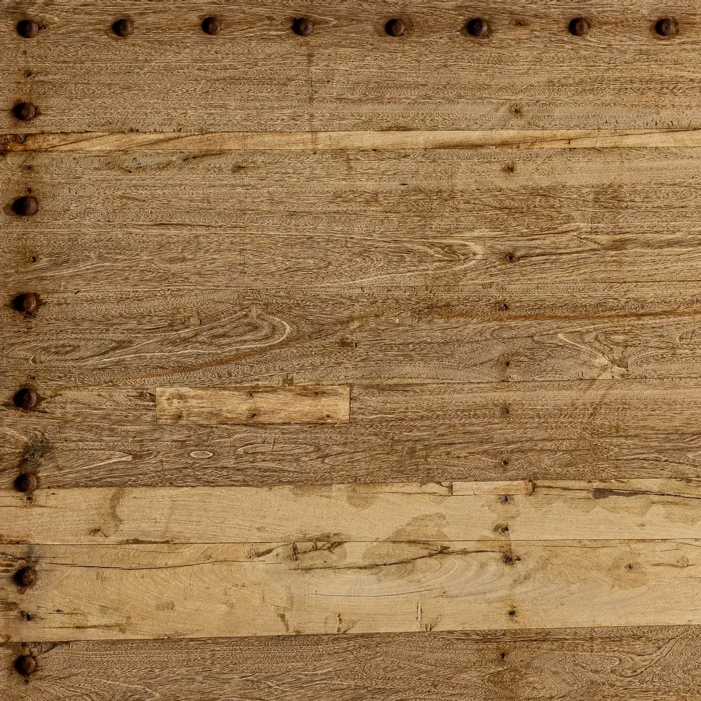 Dining Tables - Dining table in mango wood off brown distressed colour in 280x112x75 - VICAL
