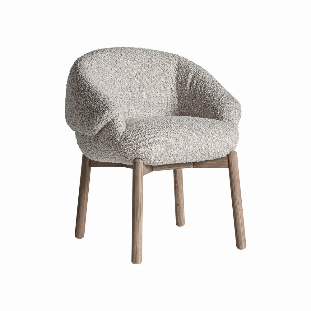 Chairs - Chair in oak wood off brown colour in 63x60x73 cm - VICAL