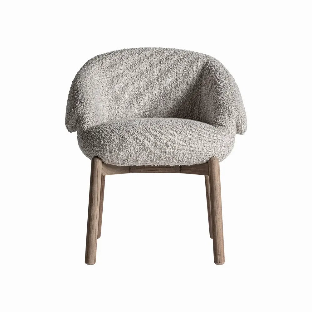 Chairs - Chair in oak wood off brown colour in 63x60x73 cm - VICAL